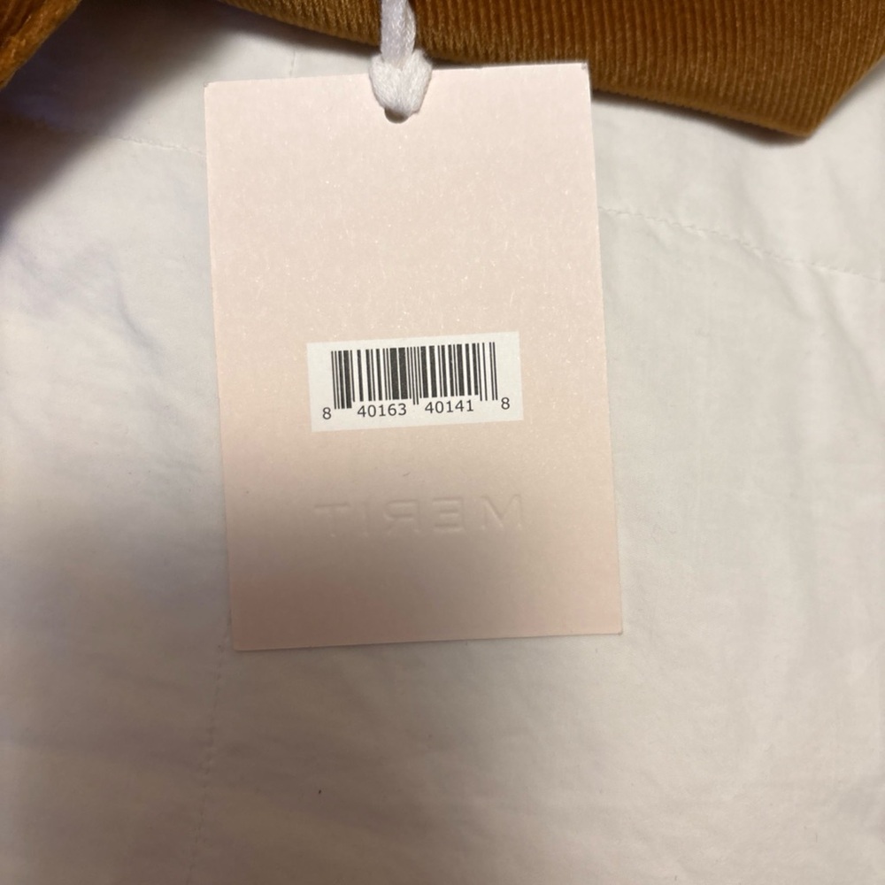 MERIT Tan Velvet Shoulder Bag - Picture 6 of 6
